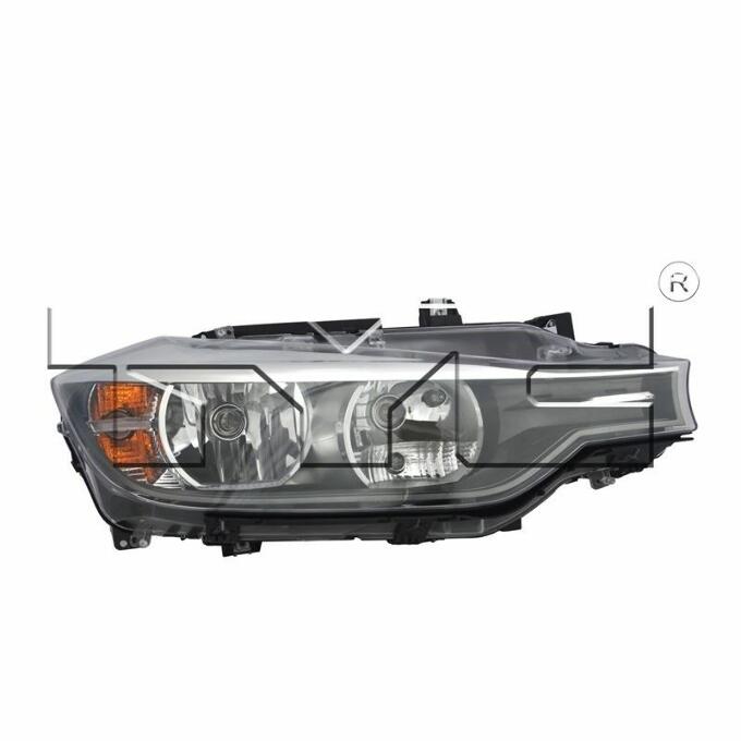 BMW Headlight Assembly - Passenger Side (Halogen) 63117338710 - TYC 20929700